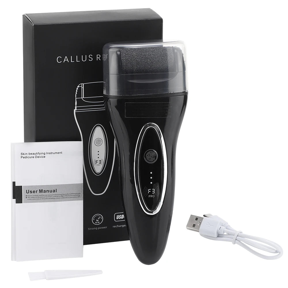 Electric USB Rechargeable Foot Callus Remover | Professional Pedicure Kit