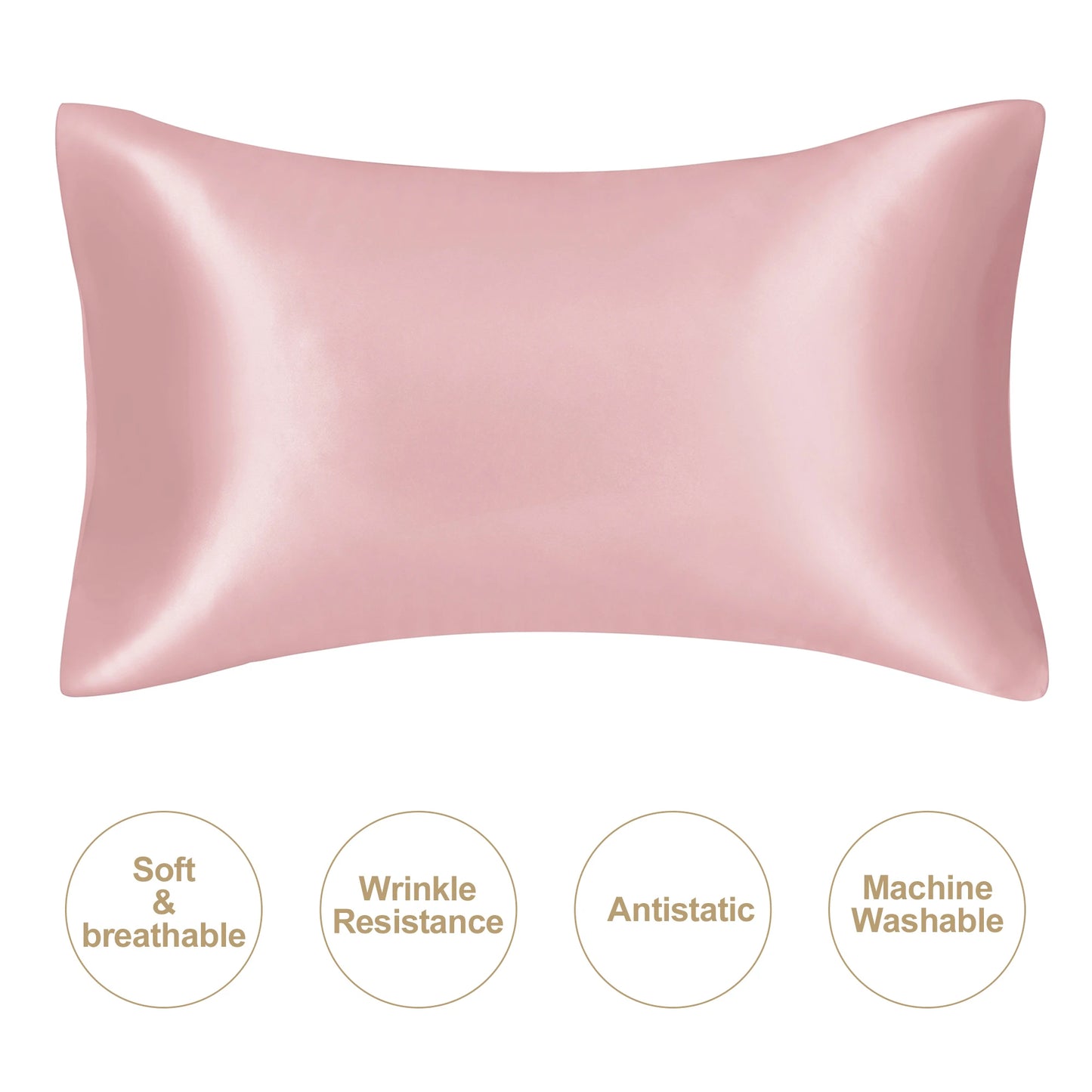 Silky Satin Pillowcase for Hair & Skin (Soft & Smooth)