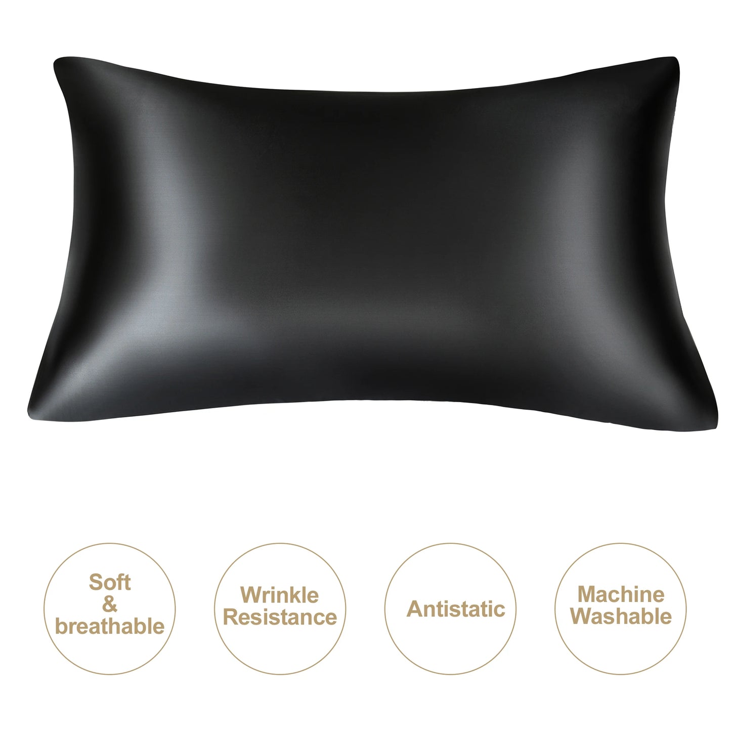 Silky Satin Pillowcase for Hair & Skin (Soft & Smooth)
