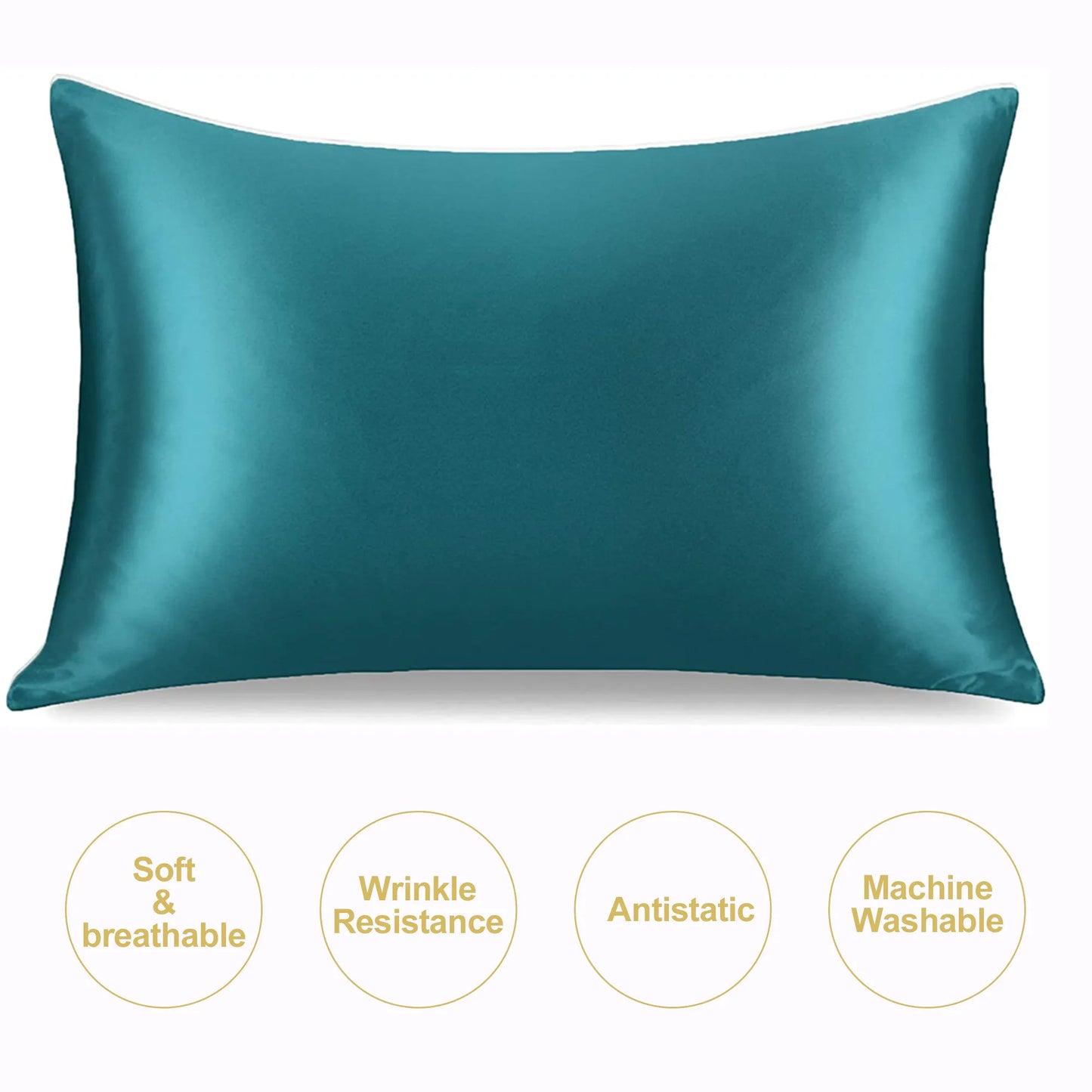 Silky Satin Pillowcase for Hair & Skin (Soft & Smooth)