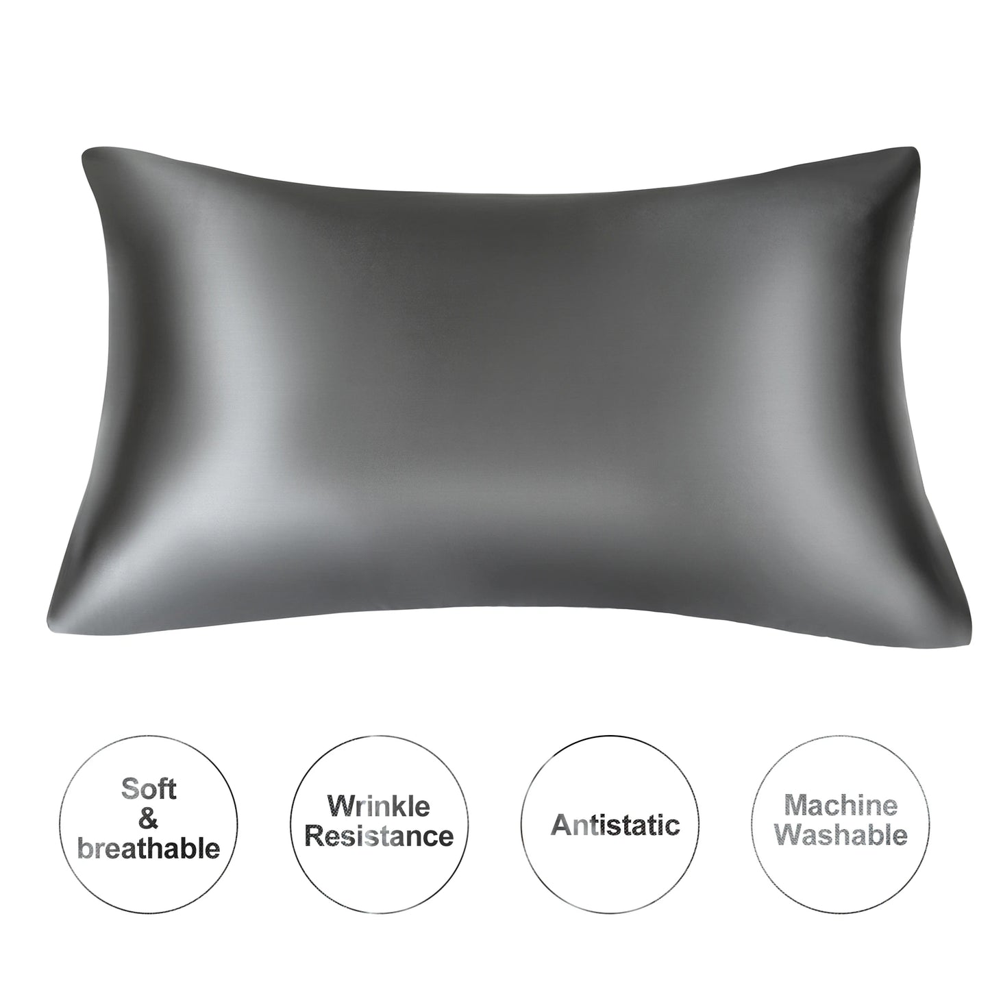 Silky Satin Pillowcase for Hair & Skin (Soft & Smooth)