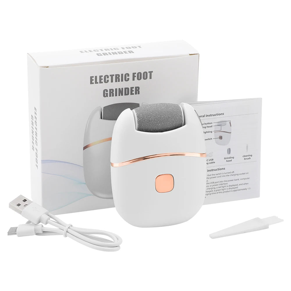 Electric USB Rechargeable Foot Callus Remover | Professional Pedicure Kit