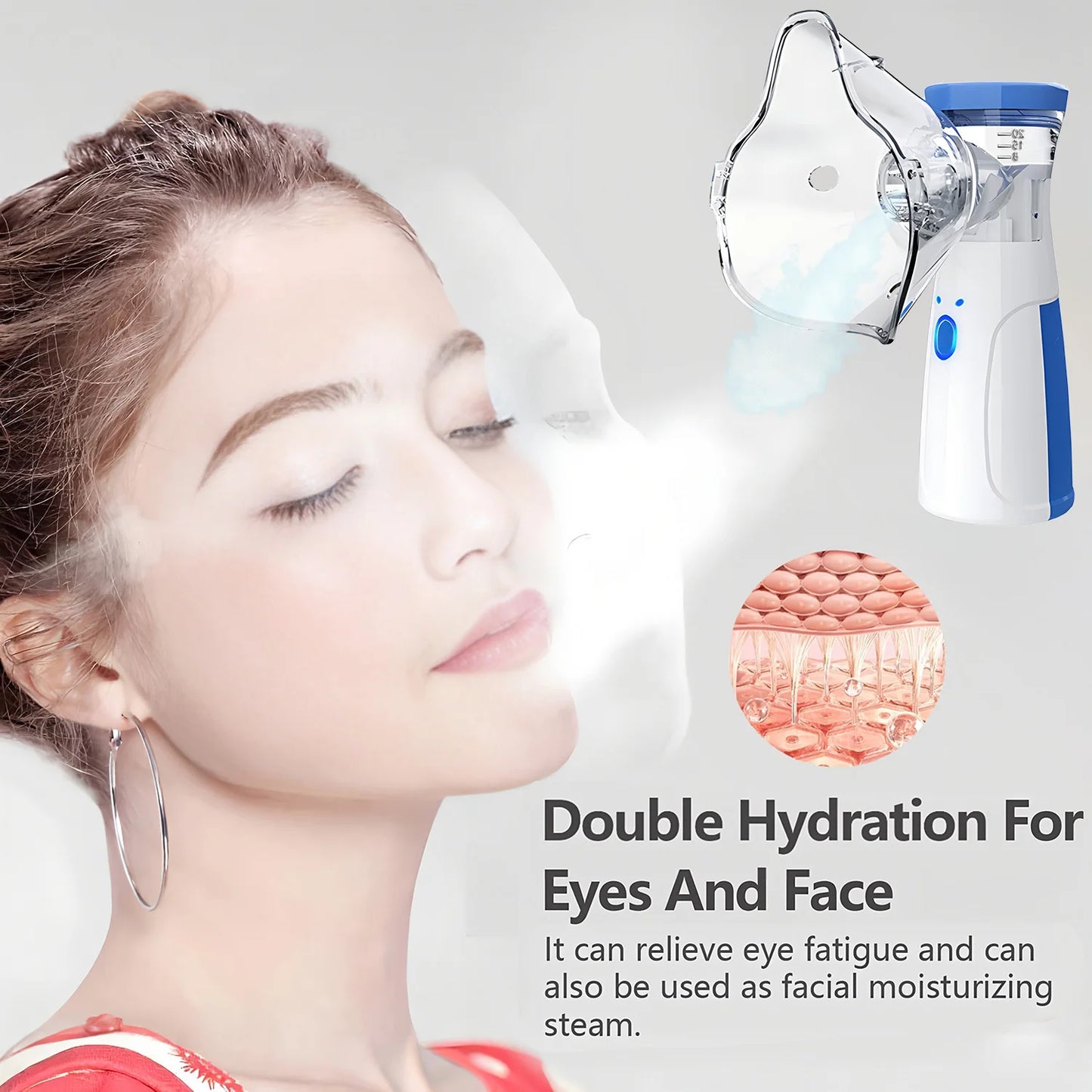 Nano Ionic Facial Steamer | Deep Cleansing & Hydrating Face Spa